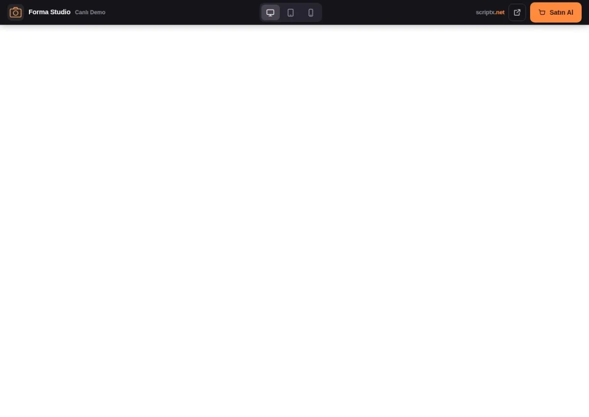 MimarPro İç Mimari & Mimarlık Website Yazılımı — canlı demo (ana sayfa)