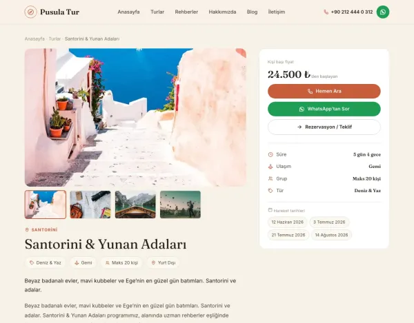Tur detay & program