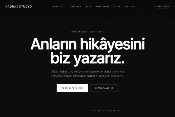 FotoPro Fotoğraf Stüdyosu Website Yazılımı
