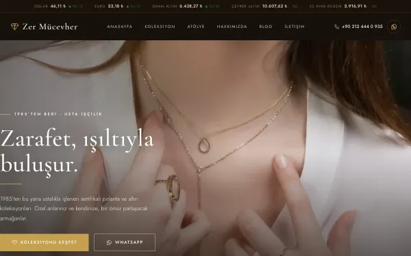 KuyumPro Kuyumcu & Mücevher Website Yazılımı